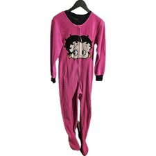 Betty Boop Pink Fleece Footed