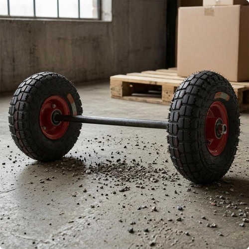 Pre assembled trolley - assembled, wheel