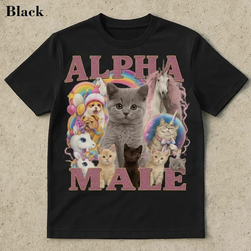 Funny cat meme shirt alpha - shirt,