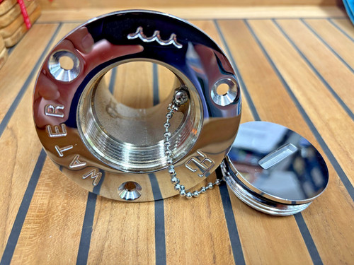 Chrome brass deck filler - chrome,
