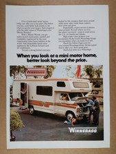 1979 Winnebago Minnie-Winnie RV Motorhome vintage print Ad
