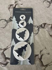 Lakeland 4 Christmas tree icing cutters SET-4 PCS- in packet