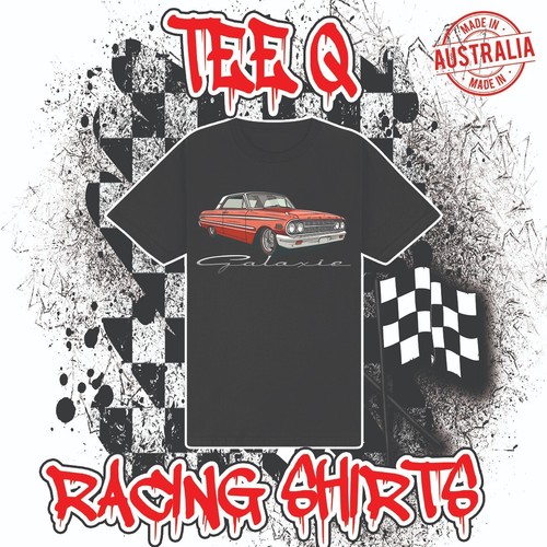 Ford galaxie black tee - black, muscle