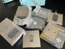 Heritage Brass Sockets Joblot Includes Switch,Telephone,Shaver Sockets 