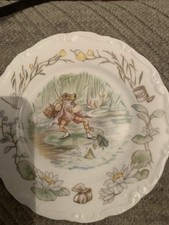 Vintage 1986 Royal Albert  Beatrix Potter Jeremy Fisher Decorative 15.5 cm Plate