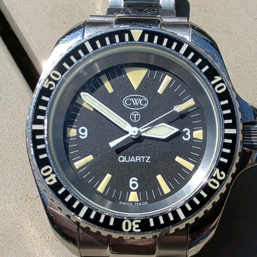 Cwc quartz diver watch with - watch,