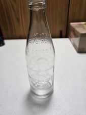 Old Pepsi Cola Embossed Glass