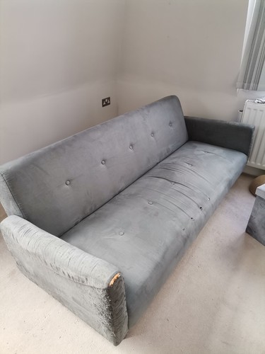 Seater sofa bed dark grey - dark,