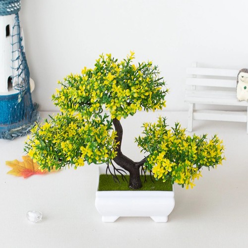 Artificial bonsai tree set - bonsai,
