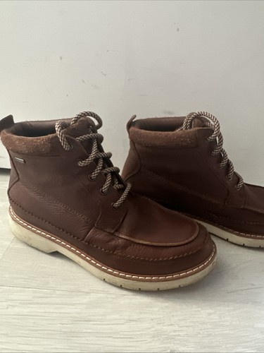 Clarks leather boots - leather,