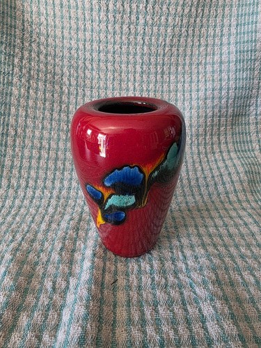 Poole pottery volcano vase - poole,