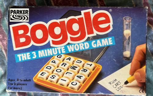 Boggle word game - by, parker