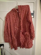laura ashley rain mac red