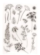 Clear Stamp  - Silicone - FLOWERS - DAISY - POPPY - BLUEBELL -NATURE - FOLIAGE