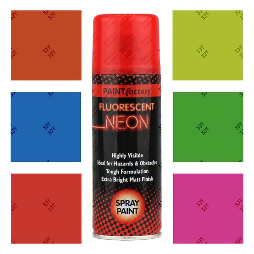 Bright fluorescent neon - fluorescent, spray