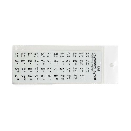 Thai keyboard sticker - keyboard, black