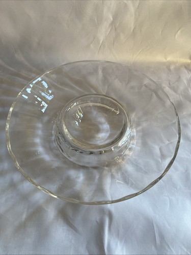 Dartington chip dip glass - chip,