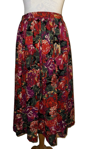 Liberty red green floral - liberty, 100%