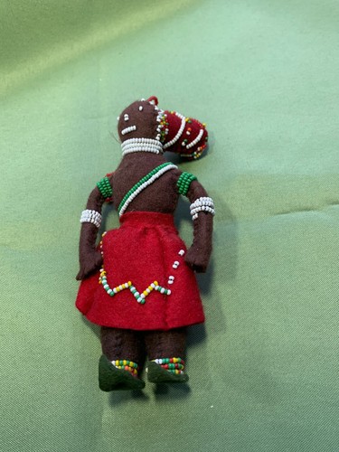 Vintage zulu beaded felt - vintage,
