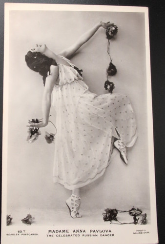 Vintage postcard anna pavlova - postcard,