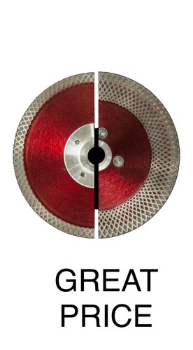 Red ten 230mm diamond cut - 230mm,