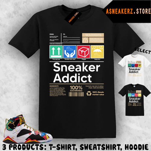 Asneakerz shirt match 7 - shirt, j's