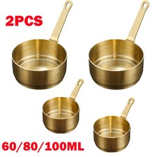 2x Gold Mini Pot Frying