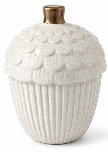Next ceramic acorn - ceramic, jar