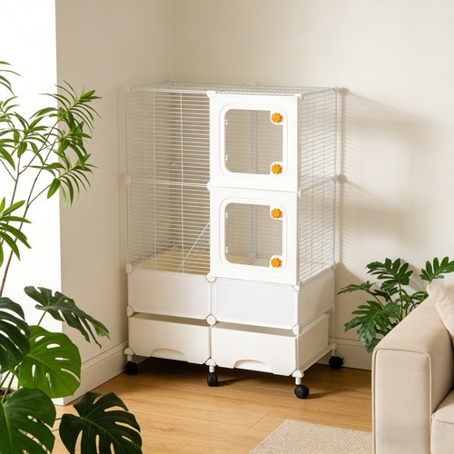 Large tier hamster - hamster, cage