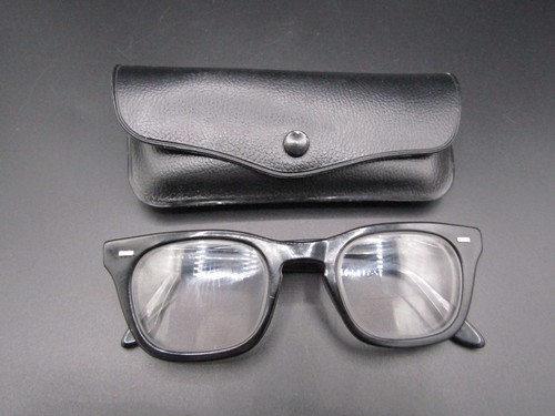 Vintage halo horn rimmed black - vintage,
