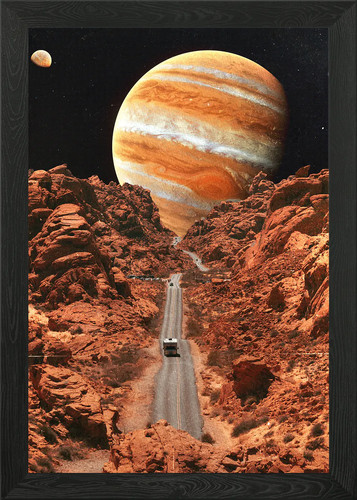 Rocky road framed wall - rocky,