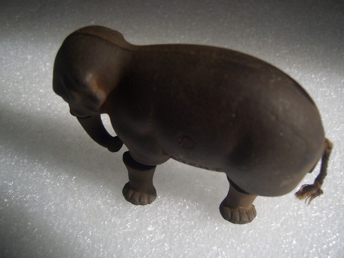 Antique 1873 toy elephant - , by