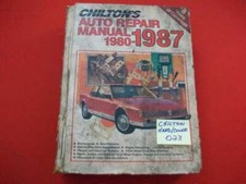 VINTAGE CHILTONS REPAIR MANUAL