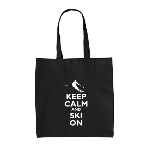 Keep calm and ski canvas - on,