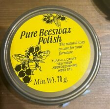 All Natural Beeswax Polish For Furniture or Leather 70g min