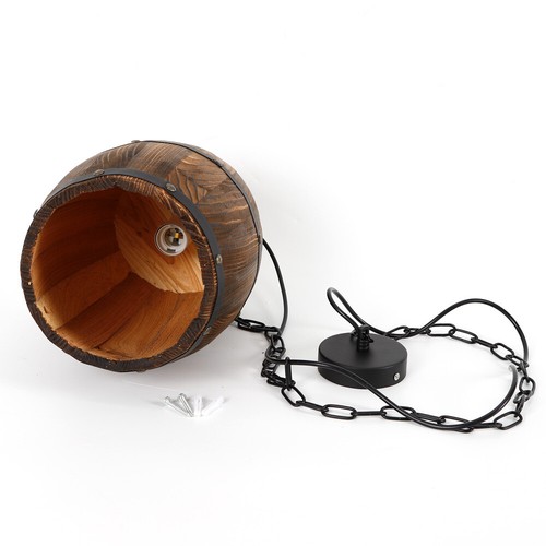 Hanging vintage wine barrel - hanging,