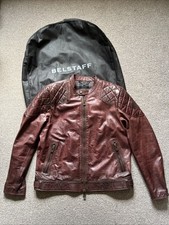 Belstaff Outlaw Leather Jacket OXBLOOD 4XL-5XL Uk50/IT60 RRP £1295 Fabulous