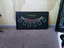 poker table and roulette excellent condition 32 by 28 inch