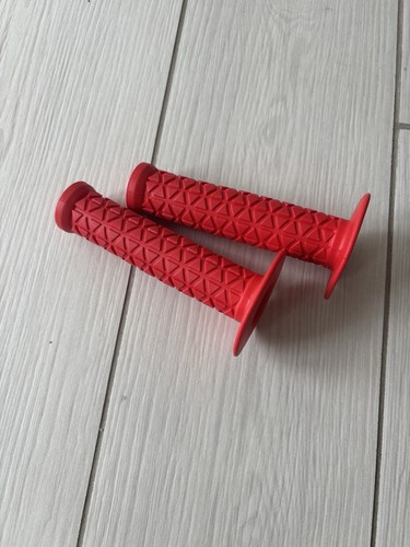 Ame style bmx grips red - grips, old