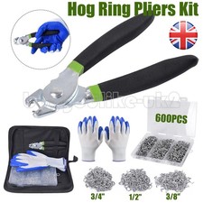 Hog Ring Pliers Set 600 PCS