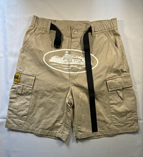 Corteiz men beige cargo - beige,