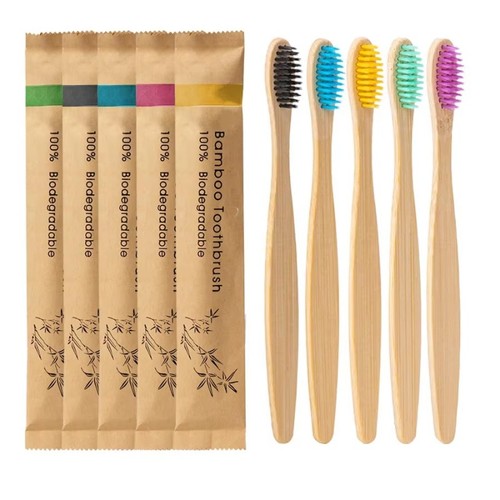 10pcs bamboo toothbrush - 10pcs,