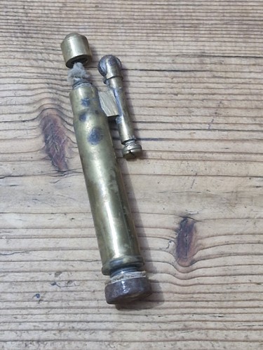 Ww1 brass trench art - art, lighter