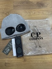 CP Company Grey Goggle Beanie