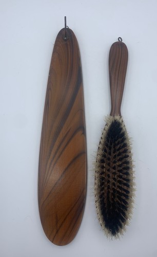French vintage clothes brush - french,