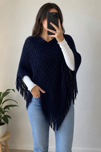 Womens black chunky - black, knit