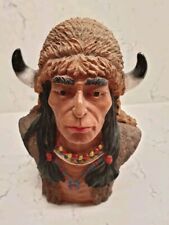 Native American Indian bust resin 5" 13cm