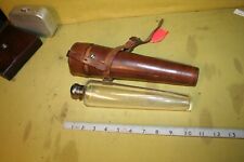 antique fox  hunting flask