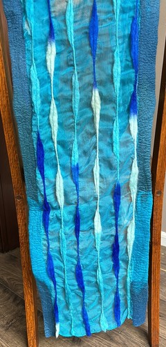 Felted scarf handmade - felted, scarf: