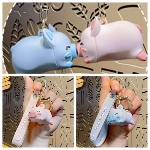 Pig shape keyring - shape,